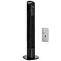 Freestanding Tower Fan with 3 Speeds, 3 Modes, 7.5h Timer & 70° Oscillation - Black
