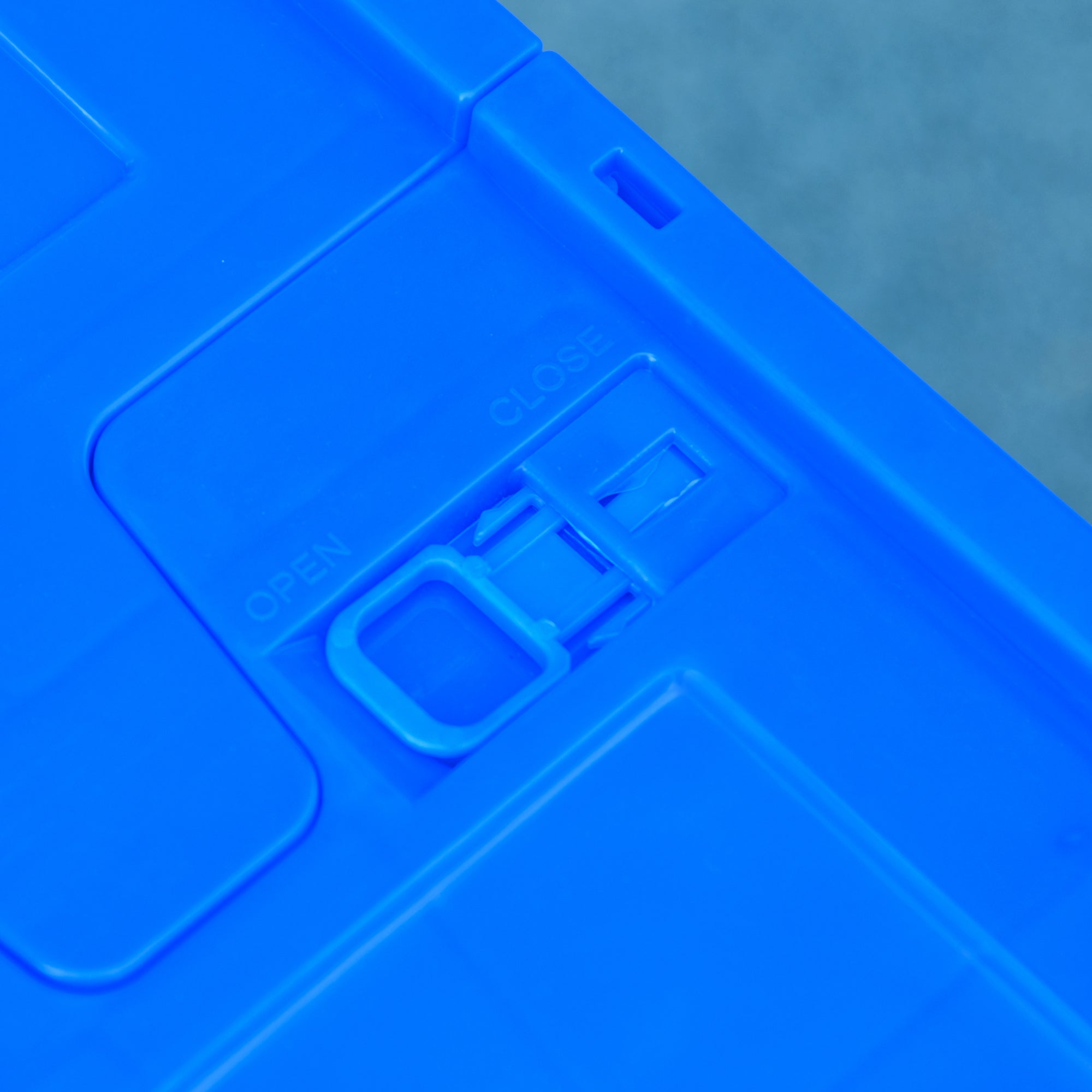 Steel Trailer for Bike, Bicycle Cargo Trailer with 65L Storage Box and Foldable Frame, Max Load 40KG, Blue