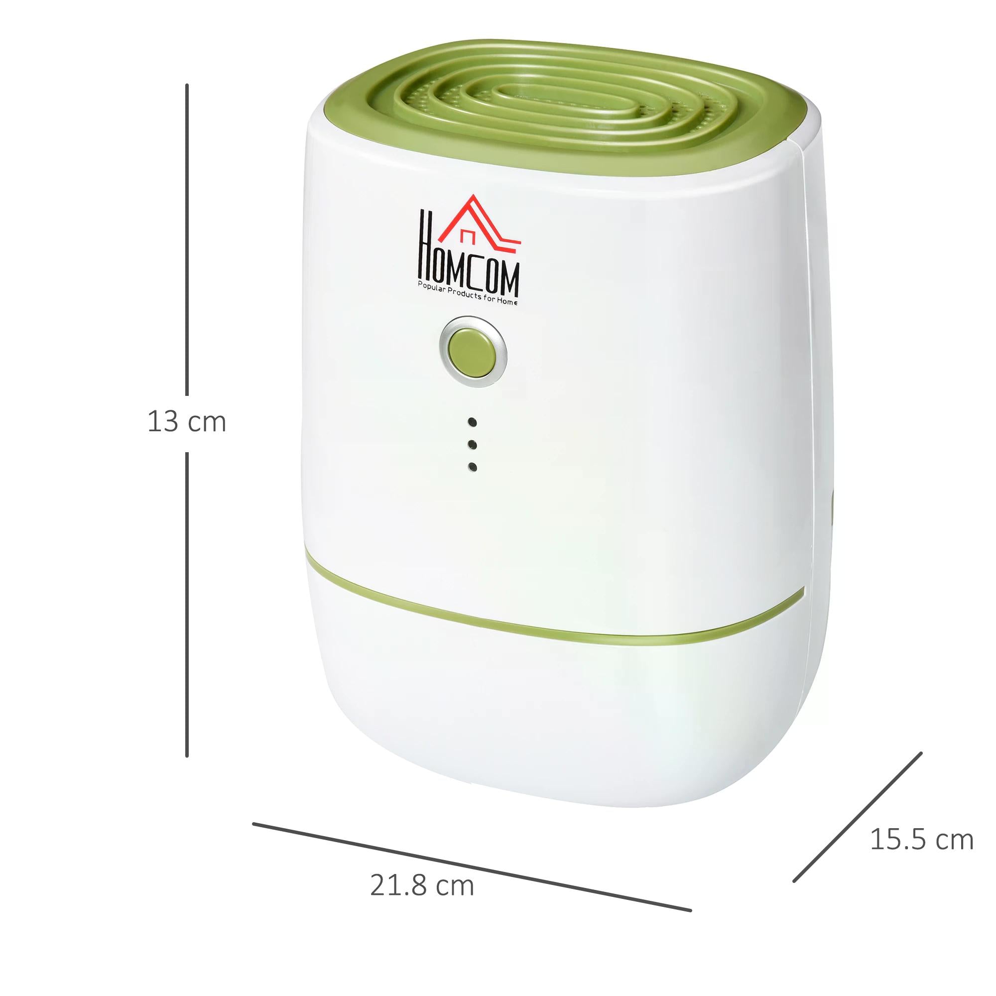 500ML Portable Small Dehumidifier Auto Shut Off Silent Moisture Air Cleaner for Bedroom, Bathroom, Living Room, RV