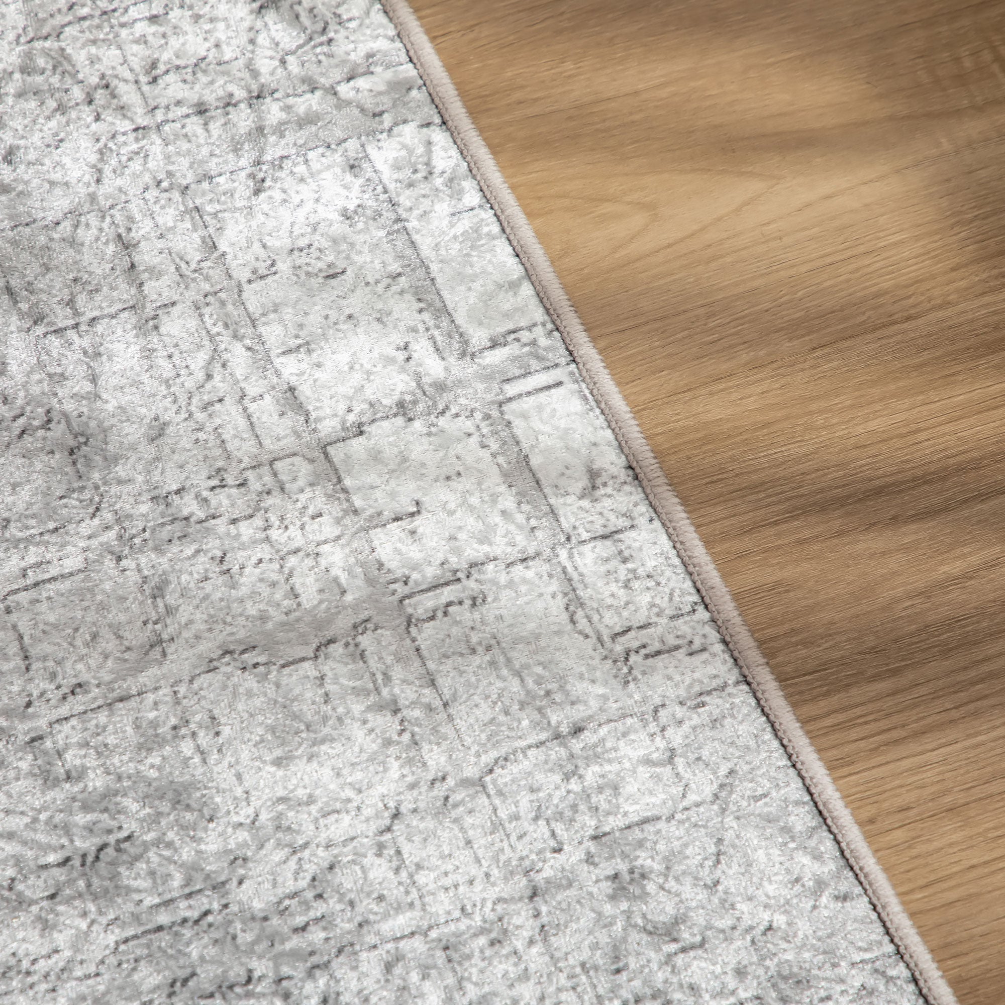 Grey Rug, Modern Abstract Area Rugs, Decorative Carpet for Living Room, Bedroom, Dining Room, 230 x 160cm