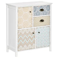Multi-purpose Drawer Table Sideboard Storage Chest Organizer Unit - Multicoloured