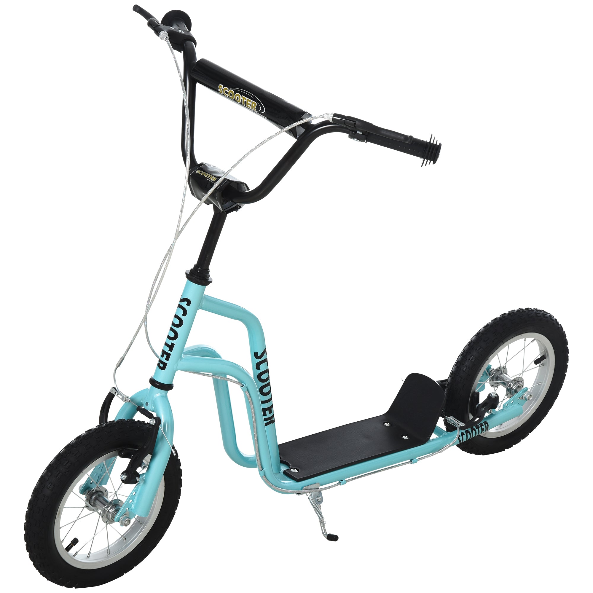 Kids Steel Height Adjustable Kick Scooter Blue/Black