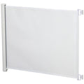 Retractable Dog Stair Gate 115 x 82.5 cm for Doorway, Hallway - White