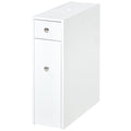 Slimline Bathroom Storage Unit with Drawers and Organiser Cabinet - White