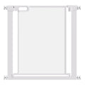 Pressure Fit Safety Gate for Doors & Stairs with Auto Close & Double Lock - 75-82 cm White