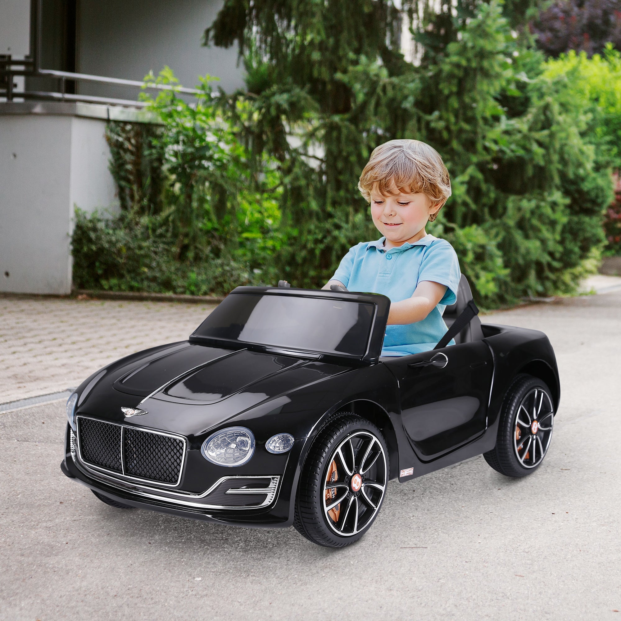 Kids Electric Car 6V Battery PP Licensed Bentley Ride On Toys Black