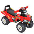 Kids Ride On Quad Bike 60x38x42 cm with Horn, Music & LED Light - Red