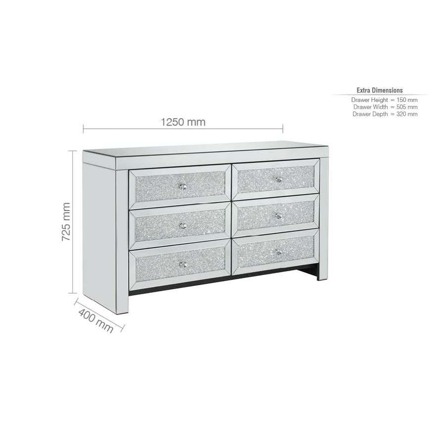 Vienna 6 Drawer Chest