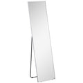 160 x 40 cm Full Length Wall-Mounted Freestanding Dressing Mirror - Black