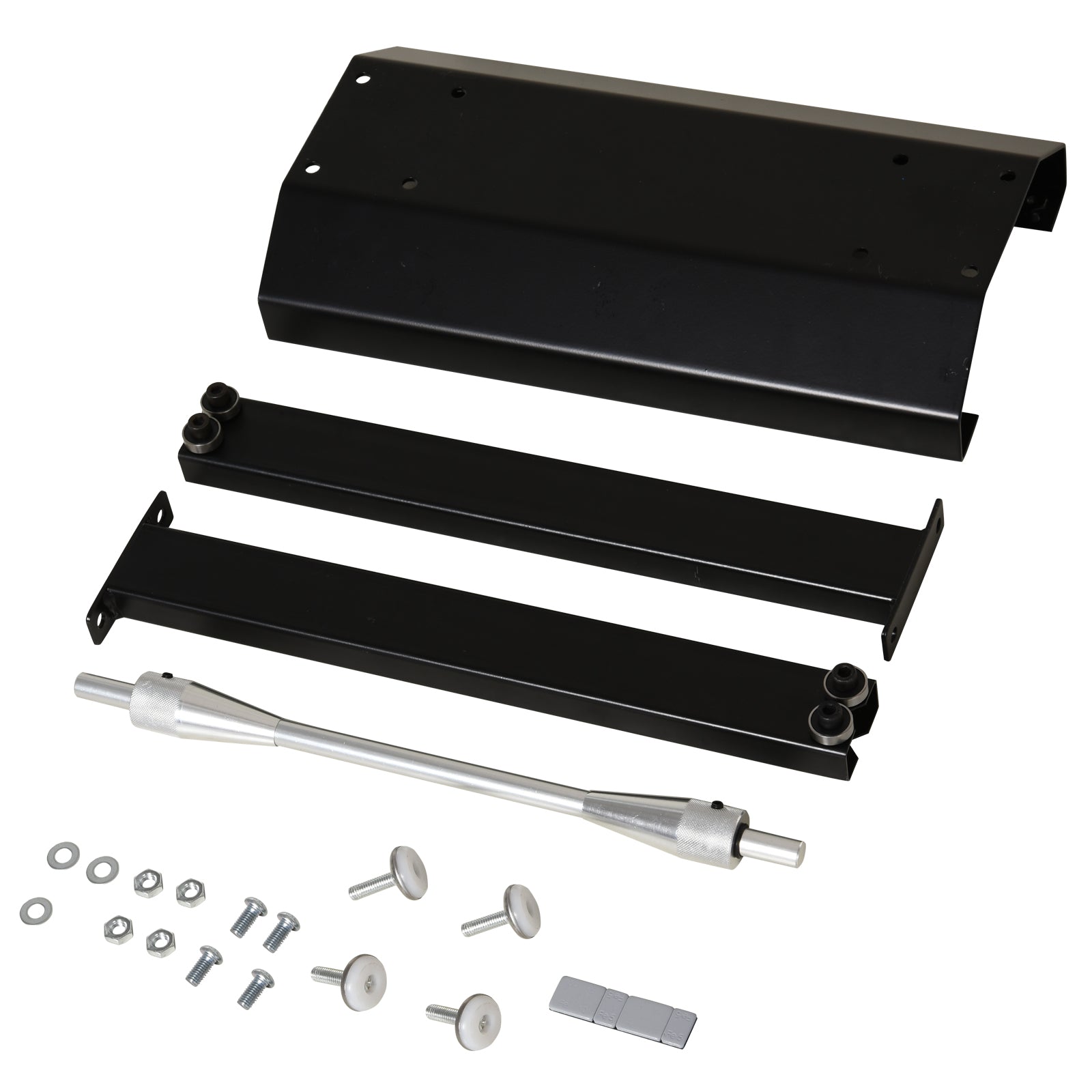 Motorcycle & Bicycle Wheel Lifting Balance Stand with Rotating Adjustment - Black