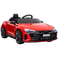 Audi Licensed 12V Kids Electric Ride-On Car with Remote, Suspension, Lights & Music - Red