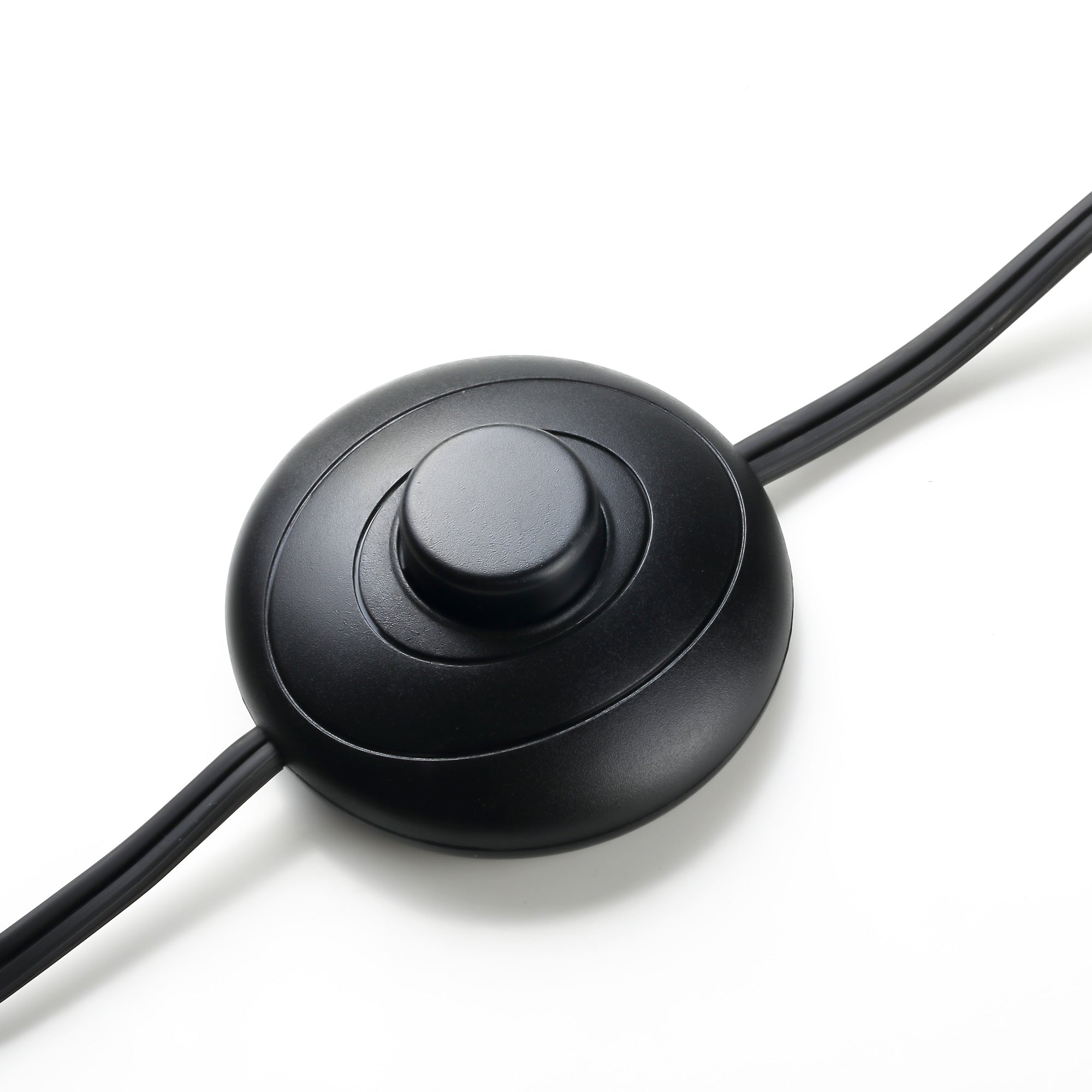 Modern Floor Lamp Metal Frame Sphere Light w/ Pedal Switch Unique Standing Beautiful Furnishing for Home Office Living Room, Black