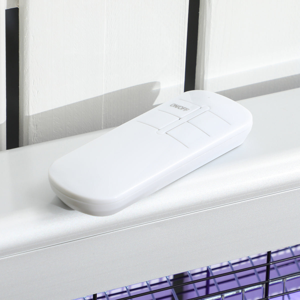 30W Electric Fly Mosquito Killer with 60m² Coverage Free Standing & Wall Hanging - Silver