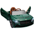 Bentley Bacalar Licensed 12V Kids Electric Ride-On Car with Remote Control - Green