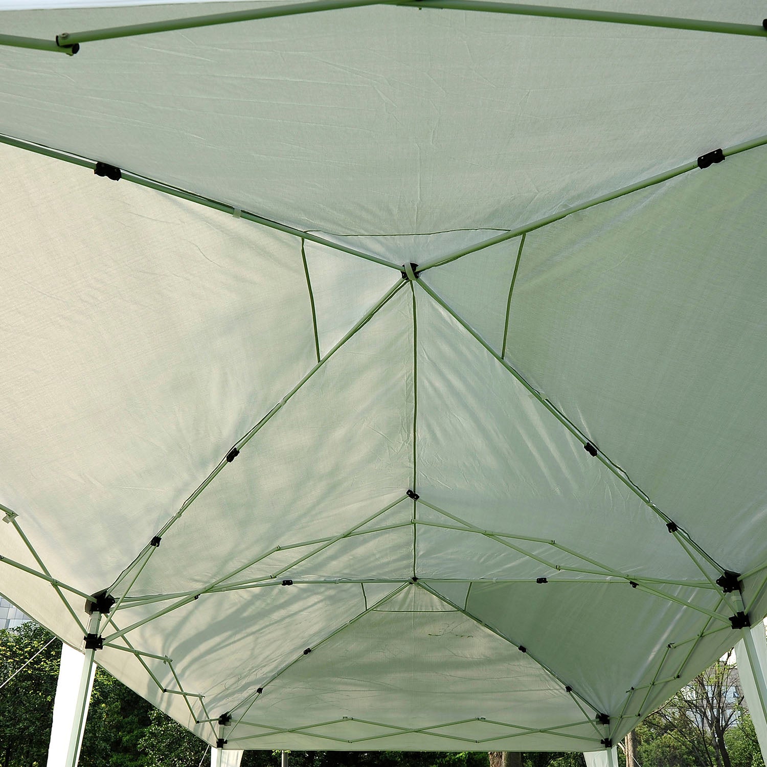 Pop Up Gazebo Marquee, size(6m x 3m)-White