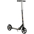 Foldable Kids Kick Scooter with Adjustable Height & Brake for Ages 7-14 - Black