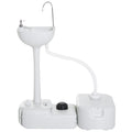 Portable Camping Hand Wash Sink with 17L Water Tank - Grey
