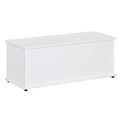 Wooden Storage Chest Toy Box Clothes Bench Seat Ottoman with Lid - White