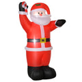 240cm Inflatable Air Blown LED Lighted Christmas Santa Claus - Multicolor