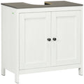Under Sink Bathroom Storage Cabinet with Adjustable Shelf - Antique White