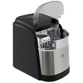 Portable Ice Maker Machine 12kg/24H with 2 Cube Sizes - Silver