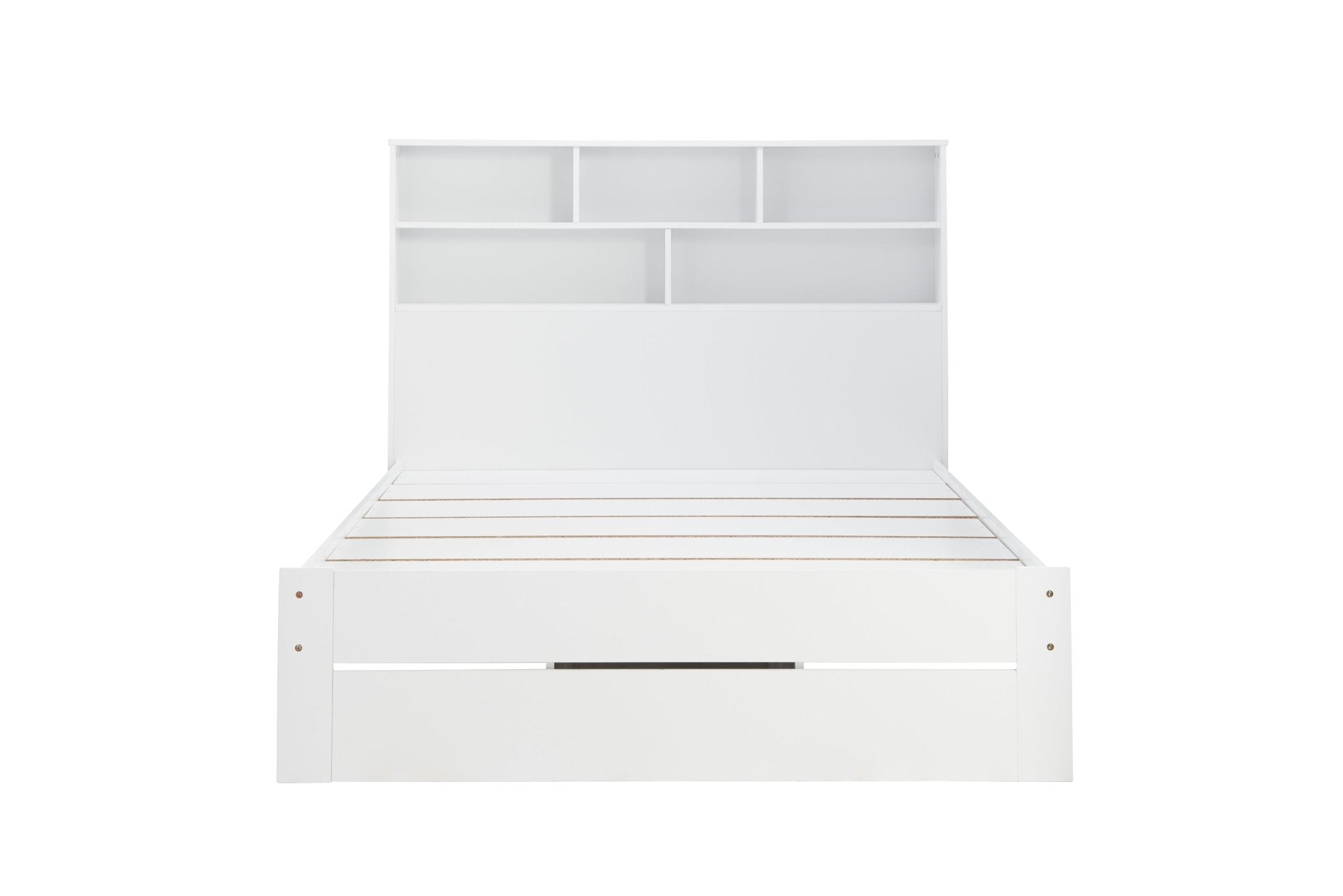 Alfie Double Storage Bed White - Bedzy UK modern and affordable home furniture England