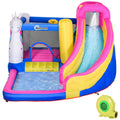 5 in 1 Bouncy Castle for Kids 3-8 Years with Blower - Multicoloured
