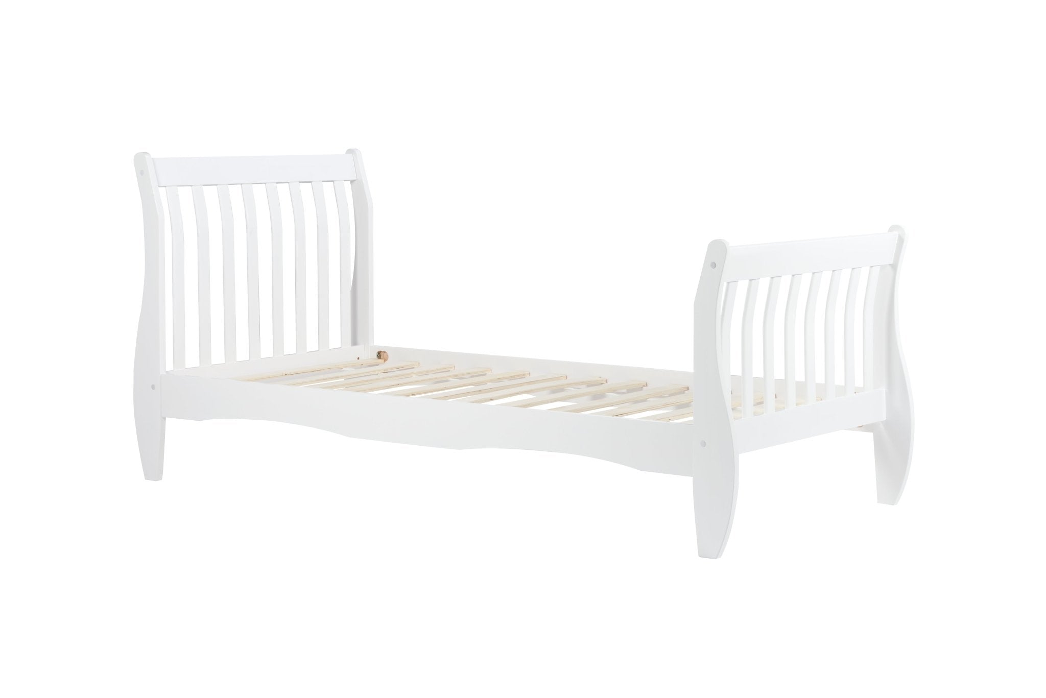 Belford Single Bed - White - Bedzy UK modern and affordable home furniture England