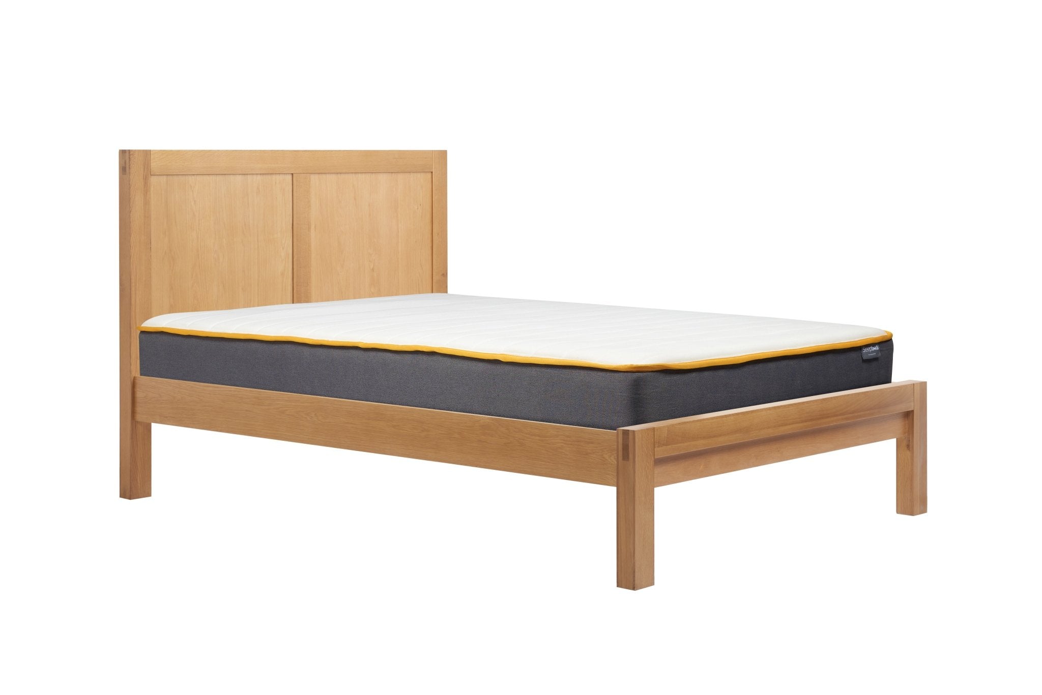 Bellevue Double Bed Brown - Bedzy UK modern and affordable home furniture England