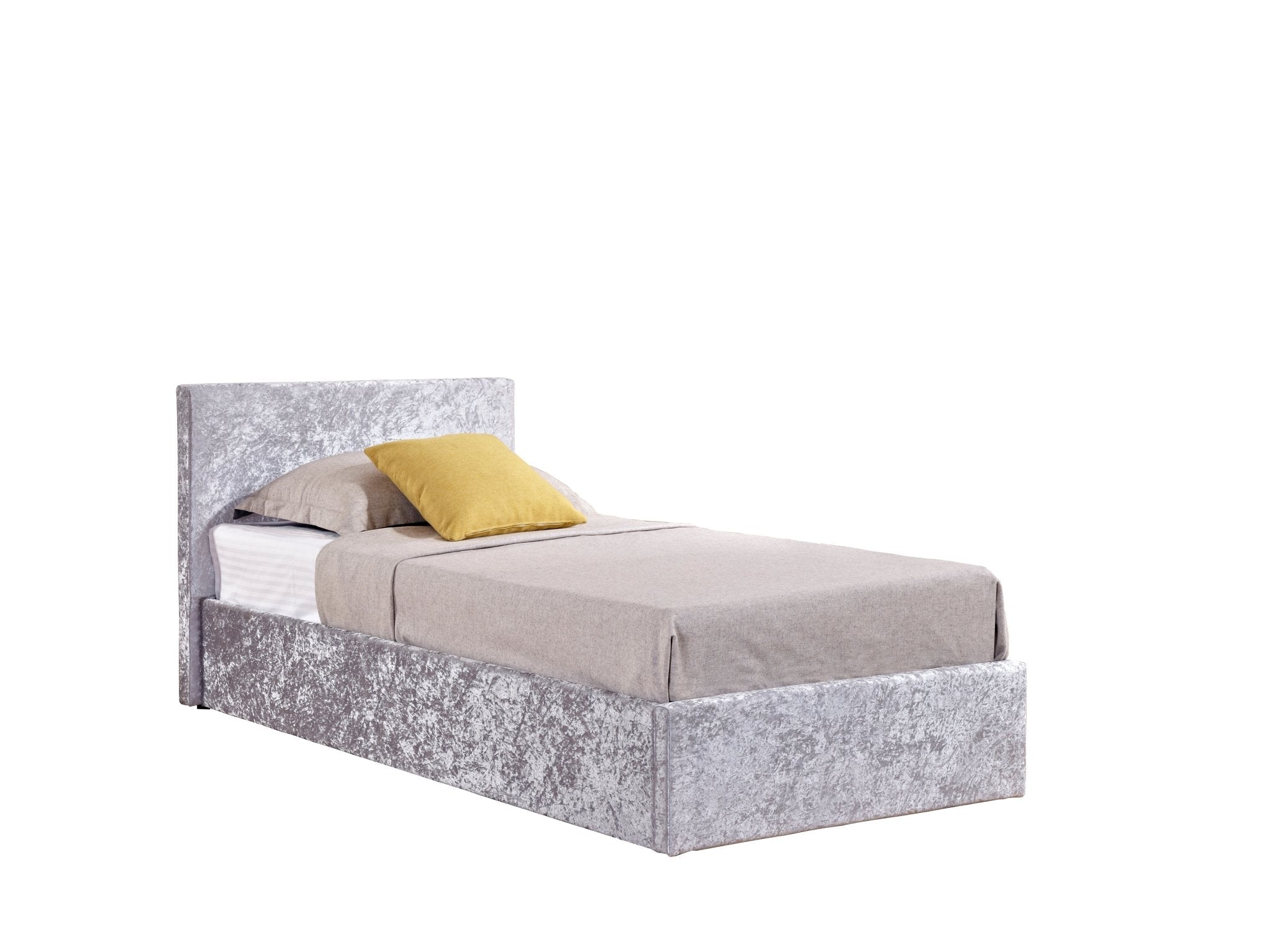 Berlin Single Ottoman Bed - Grey - Bedzy UK modern and affordable home furniture England