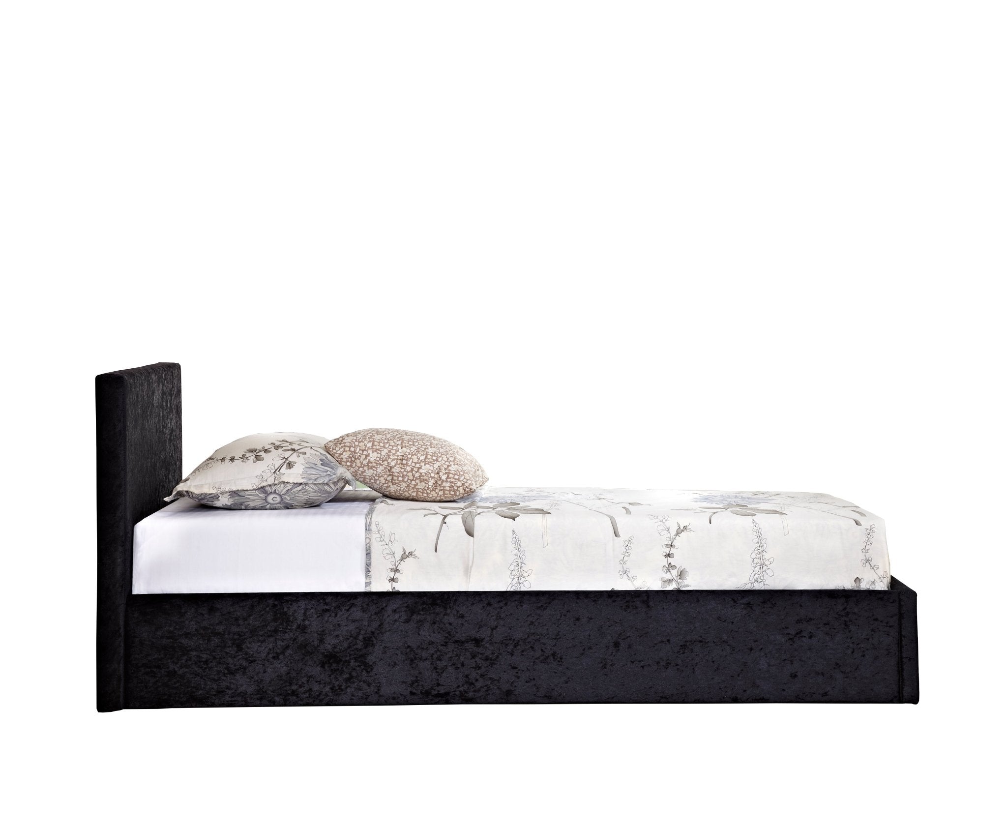 Berlin Single Ottoman Bed - Black - Bedzy UK modern and affordable home furniture England