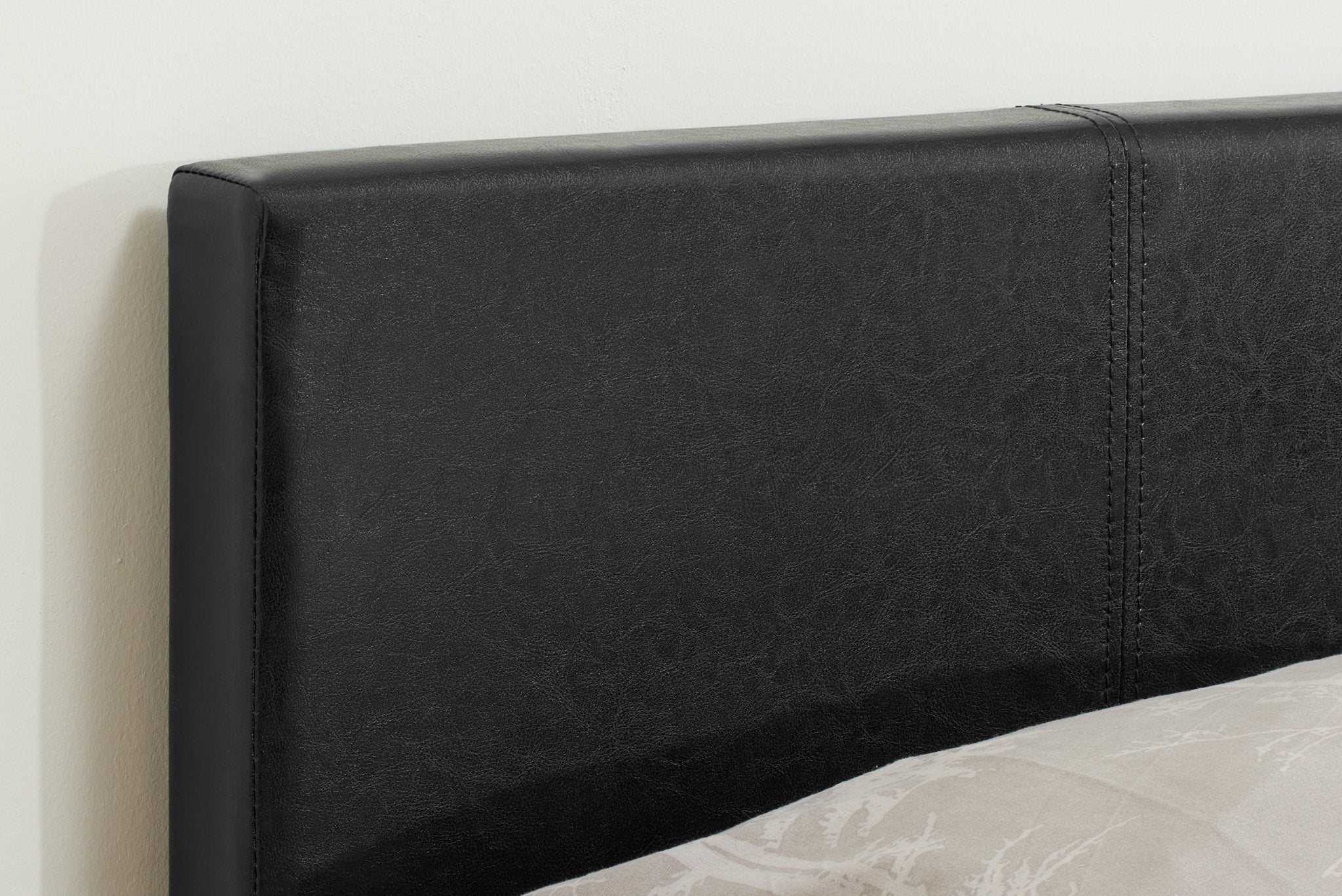 Berlin Small Double Ottoman Bed Black - Bedzy UK modern and affordable home furniture England