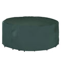 Large Round Garden Patio Furniture Cover 600D Oxford Waterproof - Green
