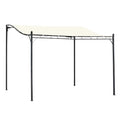 3x3 Metre Metal Frame Pergola Gazebo with Weather-Resistant Canopy - Cream