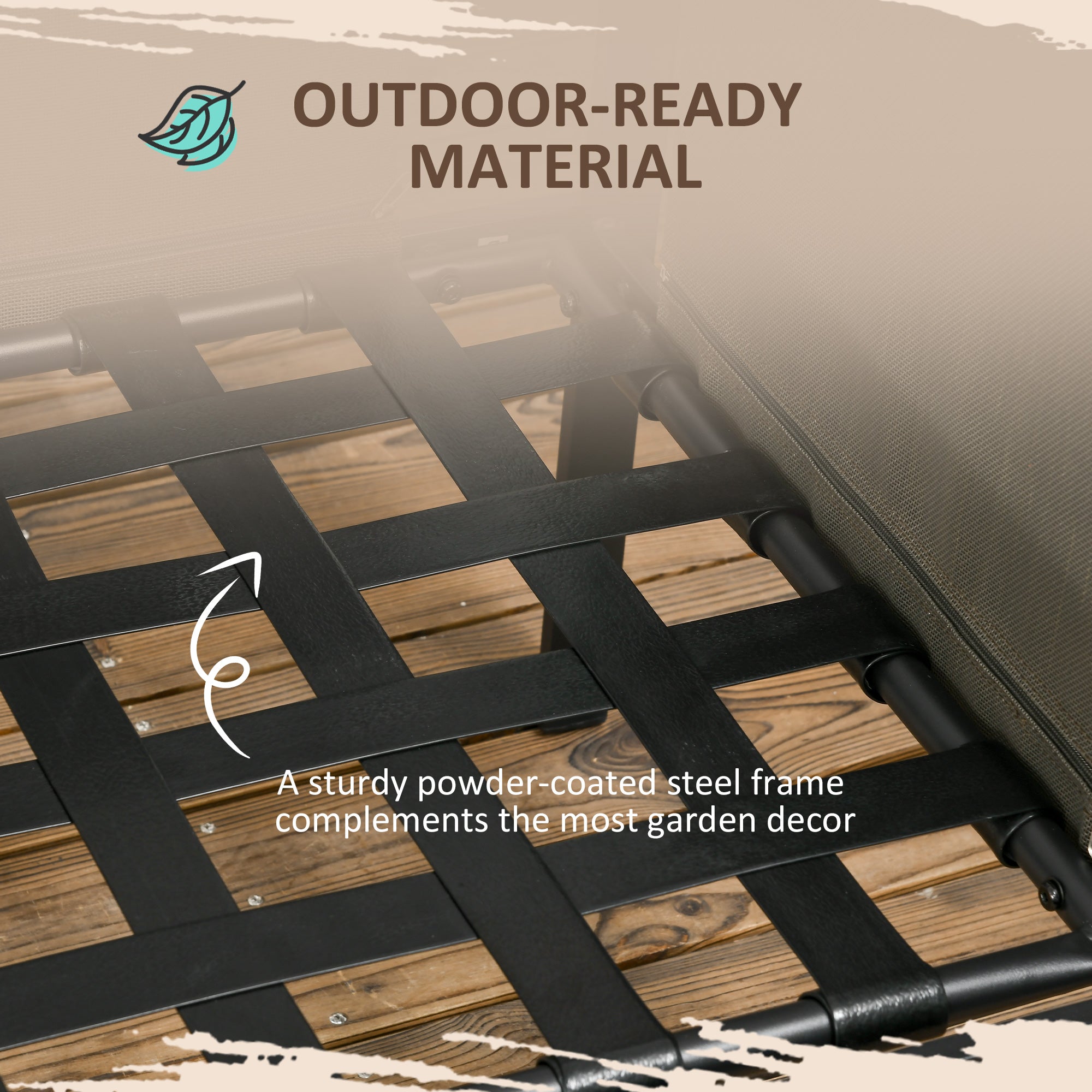 4 Piece Metal Garden Furniture Set with Cushions and Tempered Glass Table - Light Grey