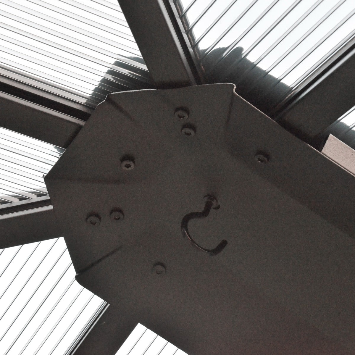 3.6 x 3(m) Hardtop Gazebo with UV Resistant Polycarbonate Roof & Aluminium Frame, Garden Pavilion with Mosquito Netting and Curtains