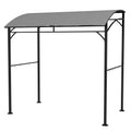 2.2 x 1.5 m BBQ Grill Gazebo Tent with Metal Frame & Hooks - Grey