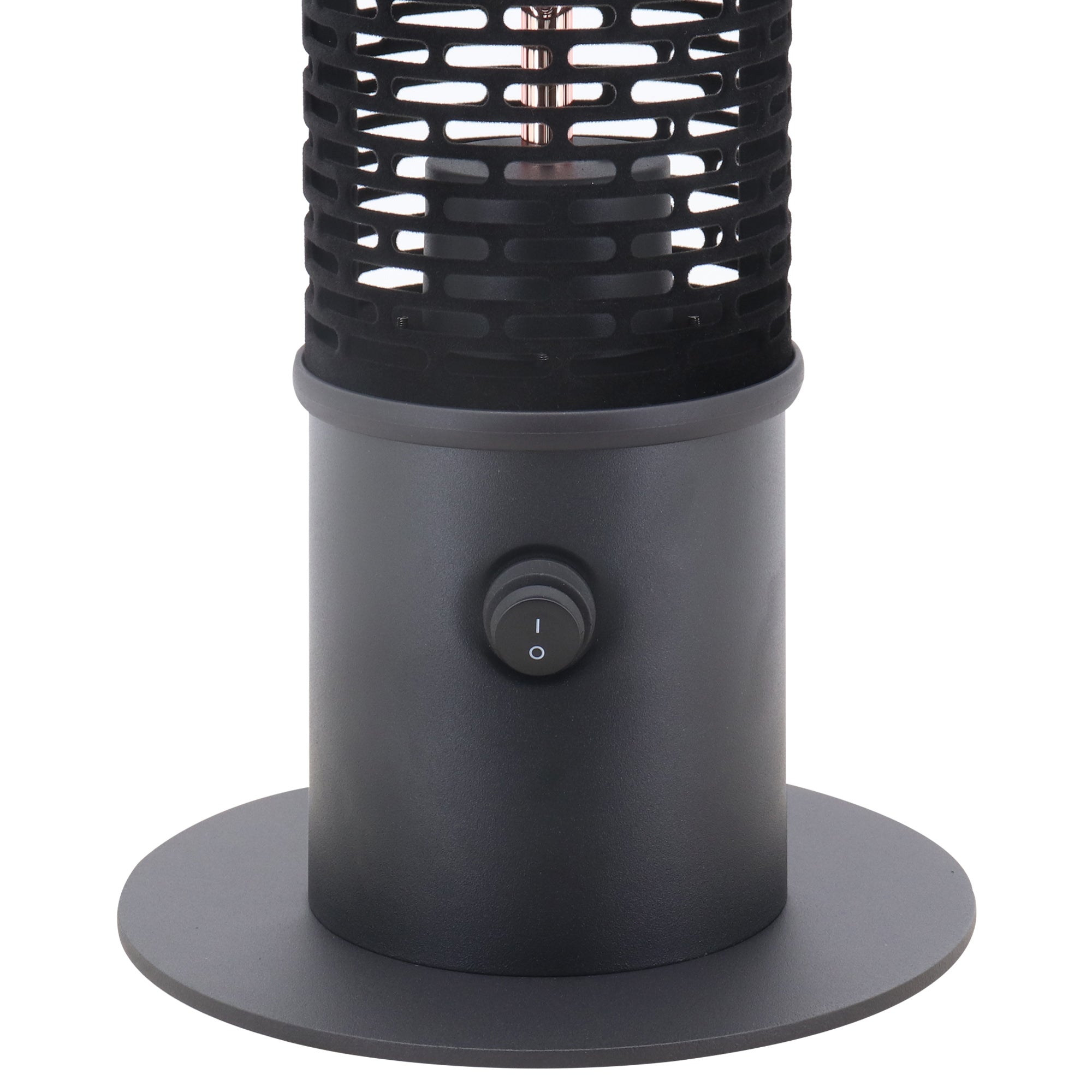 Table Top Patio Heater, 1.2kW Infrared Outdoor Electric Heater with IP54 Rated Weather Resistance, Tip Over Safety Switch ?20 x 65 cm