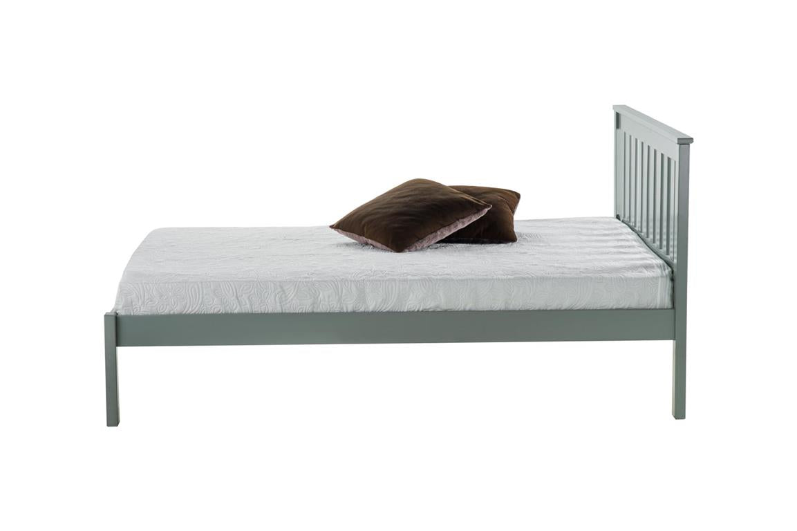 Denver King Bed Grey - Bedzy UK modern and affordable home furniture England