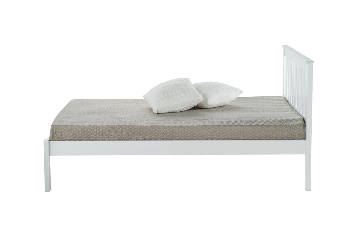 Denver King Bed White - Bedzy UK modern and affordable home furniture England