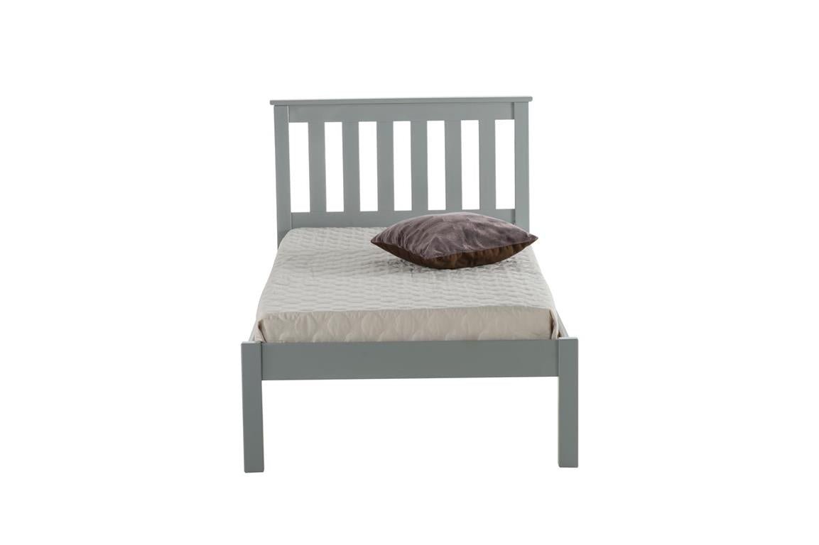 Denver Single Bed - Grey Pine - Bedzy UK modern and affordable home furniture England