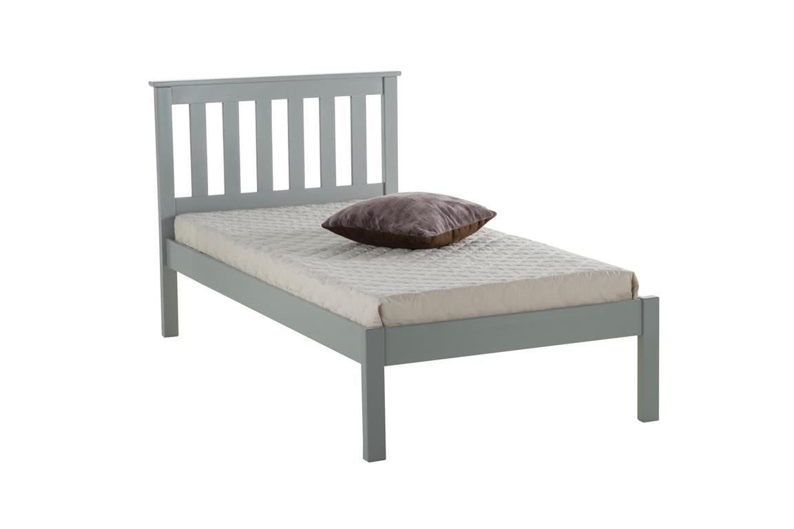 Denver Single Bed - Grey Pine - Bedzy UK modern and affordable home furniture England