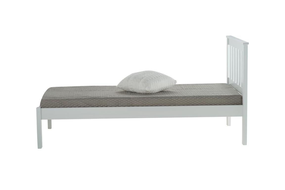 Denver Single Bed - White - Bedzy UK modern and affordable home furniture England