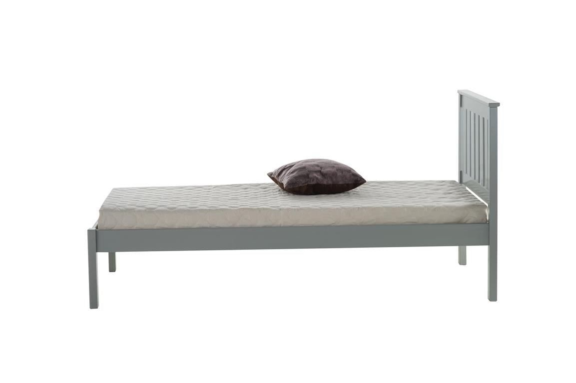 Denver Single Bed - Grey Pine - Bedzy UK modern and affordable home furniture England