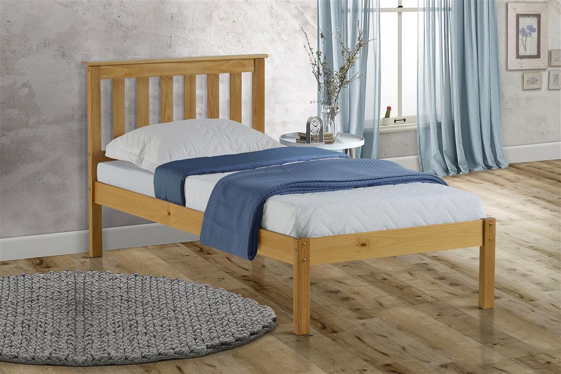 Denver Single Bed - Pine - Bedzy UK modern and affordable home furniture England