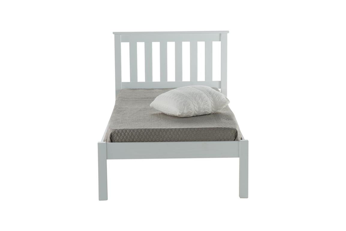 Denver Single Bed - White - Bedzy UK modern and affordable home furniture England