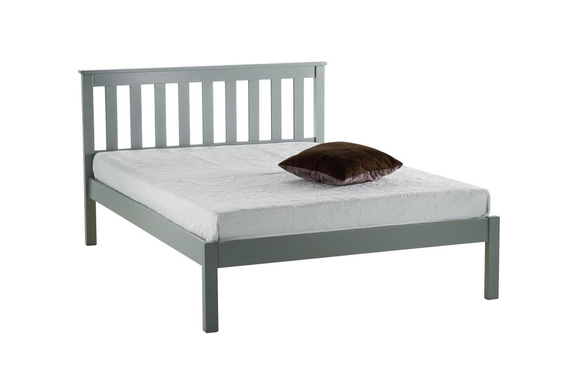 Denver Small Double Bed Grey - Bedzy UK modern and affordable home furniture England