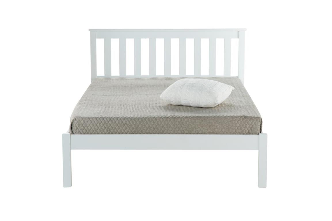 Denver Small Double Bed White - Bedzy UK modern and affordable home furniture England