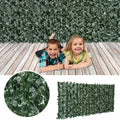 Artificial Leaf Screen Panel 2.4x1 m UV-Stabilised Privacy Fence - Dark Green
