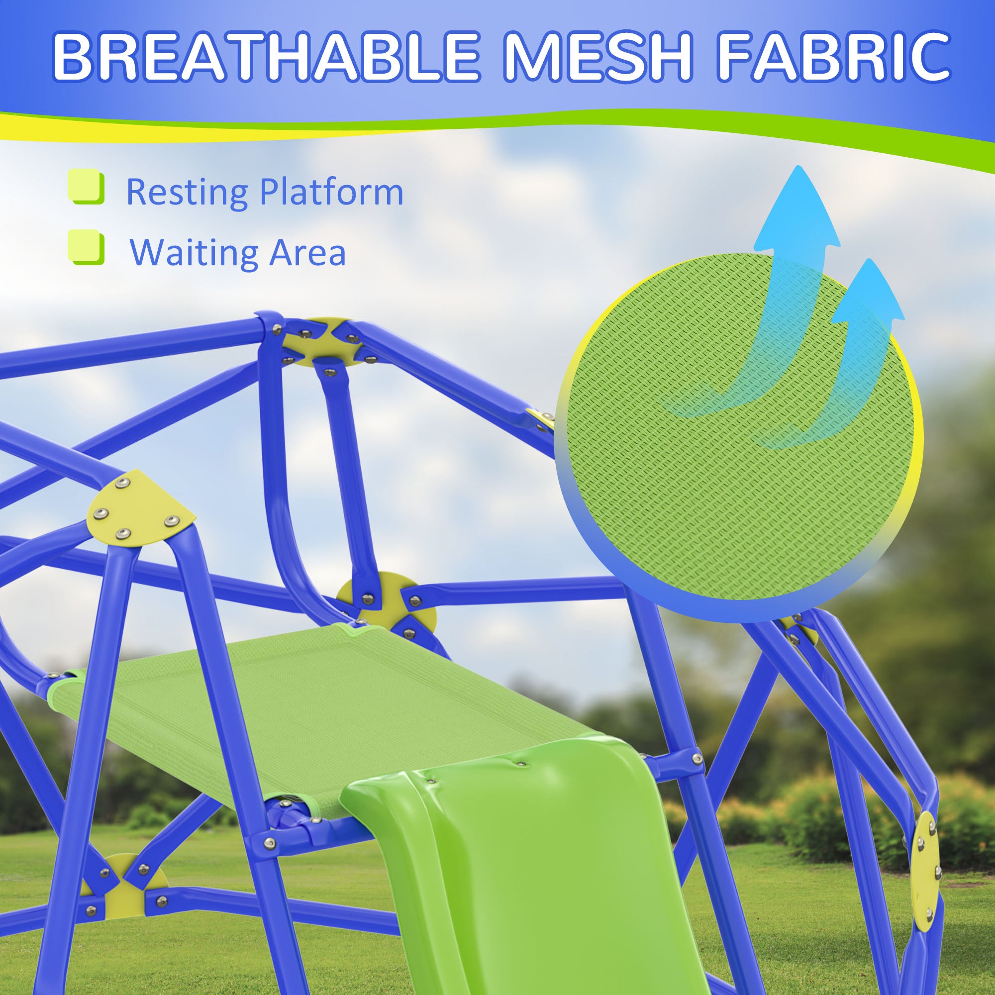 Kids Climbing Frame and Slide w/ Platform, for Ages 3-10 Years